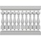Ekena Millwork Fiberthane Legacy Balustrade Railing Kit, Style D (6 1/4" On-Center Spacing to Pass 4" Sphere Code) BALK40X060LGD - alternate 2